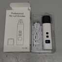 Cat Nail, Upgraded Safe Cut Cat Nail Trimmer, Two Adjustable with 360°Grinding Settings, Low-Vibration Ultra-Quiet Under 40dB, Powerful Enough for All Cats and Dogs (White)