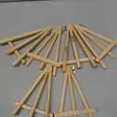 6-Pack Wooden Easel, Mini Easel Stands and Place Card Holders for Table Top Artwork Display, Invitations, Photos, Party Favors, DIY Arts and Crafts Projects (7 Inches)