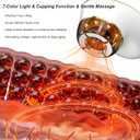 Red Light Therapy for Face,7 Color LED Lymphatic Drainage Massager Facial Cupping Suction for Skin Tightening, Face Lift Device