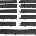 Garage Floor Transition Edge, Interlocking Modular Garage Floor Edging Compatible with RaceDeck, GarageTrac & GarageDeck Tiles (Male, 11 Pack, Graphite) | Beveled transition edge, Snap-together installation, Fits RaceDeck GarageTrac and GarageDeck tiles, Made in USA