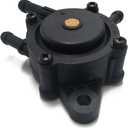 Fuel Pump with Filter and Oil Hose Compatible with Kohler 17HP-25HP Briggs and Stratton John Deere Kawasaki Yamaha Golf Cart Lawn Mower Cub Cadet mikuni Fuel Pump 808492 808656