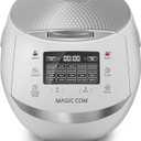 MAGiC COM Rice Cooker, 10Cups(Uncooked) 15 Pre-Set Menus with One-Touch Cooking, Multi-Cooker & Steamer for White Rice, Cake, Bread & Yogurt. Non-Stick Inner Pot & Auto Keep-Warm, Easy to Use & Clean