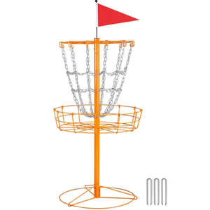 Yaheetech Golf Goal Basket 12-Chain, Orange 