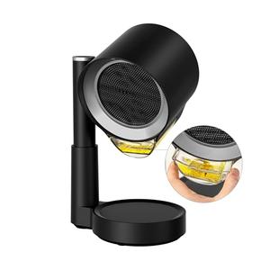 GroTawel Portable Range Hood: Kitchen Countertop Cooking Exhaust Fan Quiet Smoke Removal - 3-Speed Suction Height & Angle Adjustable Design Dual-layer Filter- Plug-in for Apartments RV BBQ Hot Pot