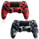 KDYGPDCT 2 Pack Wireless Controller for PS4,Remote Controller with 6-Axis Motion Sensor, Sensitive Touch Pad, Built-in Speaker & Headphone Jack, Compatible with PlayStation 4/Pro/Slim/PC