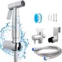 YA MI Multifunctional Hand-held Bidet Spray, Bathroom Diaper Shower, Spray, Hose and Accessories - Bidet Hand-held Toilet Sprinkler with Dual Spray Function(One Pack)