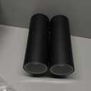 rosykite Up Dawn Outdoor Lights Exterior Wall Light Fixture Cylinder 3000K, Modern Black Outdoor Dusk to Dawn Light Fixture Wall Mount 2 Pack,IP65 Outside Sconce for House,Garage,Porch