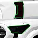 BOGAR TECH DESIGNS Full Headlight Taillight Tint Kit Compatible with Toyota Tacoma 2024-2025, Dark Smoke