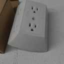 GE 6-Outlet Extender, 2 Pack, Grounded Wall Tap, Adapter Spaced Outlets, 3-Prong Outlet Splitter, Multiple Plug, Quick and Easy Install, Cruise Essentials, UL Listed, White, 40222