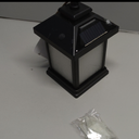 Solar Outdoor LED Lantern, 2700K Warm 7in. LED Soft White BLANK SIDE FRAME
