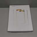 Clear Acrylic Clipboard with Gold Clip, Set 2-Pieces, Fits 9x12 inch - Letter Size Standard, Office, School and Home Supply
