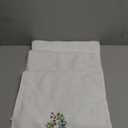 4 Pcs Floral Hand Towels Set Spring Wildflower Embroidered Bathroom Towels Absorbent Spring Cotton Hand Napkins Decorative Cloth Dish Tea Towels for Drying Cleaning Gift, 14 x 30 Inch