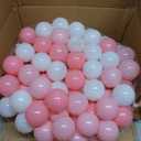 GOGOSO Ball Pit Balls for Toddlers Kids Plastic Balls for Ball-Pit Playpen Pool Baby Play Pastel BPA-Free Non Toxic Play Pastel Crush Proof Bal 50 100 200 500 1000 Count (pink)