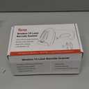 Tera Barcode Scanner Wireless Versatile 2-in-1 (2.4Ghz Wireless+USB 2.0 Wired) with Battery Level Indicator, 328 Feet Transmission Distance Rechargeable 1D Laser Bar Code Reader USB Handheld (Grey)