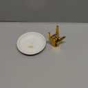 I LOVE YOU Hand Ring Holder Dish Ceramic Jewelry Holder Dish Trinket tray for Rings Earrings Necklace Organizer, Engagement Wedding Ring Holder, Christmas Birthday Gifts (Golden)