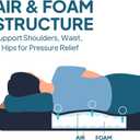 Lost Horizon Air & Foam Camping Mattress, Self-Inflating Sleeping Pad, 4.5" Thick, with Pump Sack, Cot