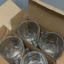 Beer Mug Set of 4, 22oz Large Heavy Glass Beer Mugs with Handle, Clear Freezer Beer Glasses for Tea, Coffee, Best Gifts for Dad Husband or Friend