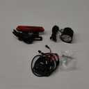 36V 48V Ebike Light Kit, Electric Bike Headlight Horn 100dB, Ebike Tail Light with Turn Signal, Fits Rear Rack Mount Holes 50mm 80mm, Not Compatible with Waterproof Controller or Middle Motor