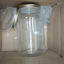Kitchentoolz 2 Pack - 1 Gallon Glass Mason Jar Wide Mouth with Airtight Metal Lid - Safe for Fermenting Kombucha Kefir - Pickling, Storing and Canning- BPA-Free Dishwasher Safe- Made in USA