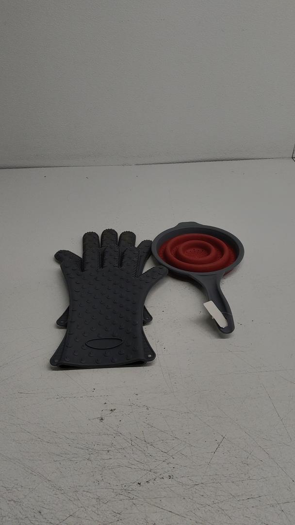 MAD SHARK Silicone Oven Mitts Progressive Collapsable Mini Colander