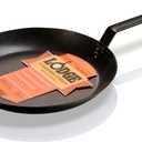 Lodge 12 Inch Carbon Steel Skillet - PFAS-Free Pre-Seasoned Carbon Steel Frying Pan for High-Heat Searing - Long Handle Design for Omelets, Grilling, and Campfire Cooking - Made in the USA