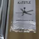 42 Inch Wood Ceiling Fans with Lights Remote Control,5 Blades Quiet Reversible Modern Ceiling Fans for Indoor,Outdoor,Bedroom,Living Room,Office,Farmhouse,Patio (Walnut)