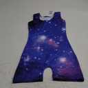 HOZIY Gymnastics Leotards with Shorts for Girls Toddlers Kids Biketard Tumbling Outfits Sparkle Unicorn Leopard Galaxy 150