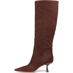 Kate Spade New York Women's Adele Suede Tall Boot (Brown, Size 9B)