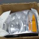 Headlights w/Bulb Compatible with 2007-2014 GMC Yukon & Yukon XL 1500/2500 SLE SLT Base Hybrid, Replaces 15861025 15861026 Front Headlamp Assembly Halogen 2 PCS