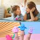 3 x 20 PCS Cute Finger Puppets Toys,Monster Stretchy Finger Puppets Fidget Toys,Soft Rubber Finger Doll Toys for Role Playing,Party,Christmas