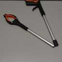 Grabber Reacher Tool, 32" Grabbers for Elderly, Lightweight Extra Long Handy Trash Claw Grabber, Mobility Aid Reaching Assist Tool for Trash Pick Up, Nabber, Litter Picker, Arm Extension (Orange1)