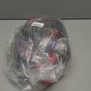 SOLEDI 128 Pcs Christmas Tree Decorations Set Assorted Christmas Ornaments, Pre-Tied Christmas Balls for Xmas Hanging Decorations Festival Holiday Decor, Shiny, Shatterproof Decorated Baubles, Red