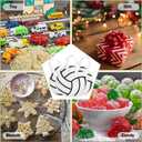 KERINGO 16 PCS Volleyball Party Favor Bags Ball Themed Goodie Candy Snacks Bag Volleyball Gift Bags Non Woven Gift Bags for Kids Adults Sport Party Supplies