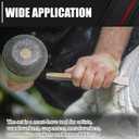 C&T 16-Piece Punch and Chisel Set With Storage Pouch, Including Taper, Cold Chisels, Pin, Center, Chrome Vanadium Steel