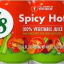 V8 Spicy Hot 100% Vegetable Juice, 5.5 fl oz Can (8 Pack) 08/05/2027