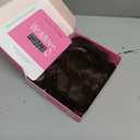 PANEWAY Hair Topper 16 Inch, Wavy Curly Soft Brown Clip-in Wiglet for Women, Synthetic Top Piece to Add Volume & Thickness