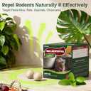 12 Pack Rodent Repellent Ball-Mouse Repellent,Natural Peppermint Oil Repels Squirrels,Chipmunks & RatsSafe for Homes & Pets, Mice Repellent for Indoor & Outdoor Use,Car Engines,Garage
