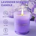 Mothers Day Gifts for Mom Daughter, Birthday Valentines Christmas Stocking Stuffer Gift Box for Women Wife Girlfriend Sister Best Friends Teachers, Violet Candle Gift Set, Self-Care Gifts for Her