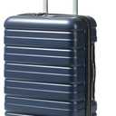 Lekesky 16 Inch Underseat Carry On Luggage Airline Approved, Hard Shell Suitcase with TSA Lock, Lightweight Spinner Wheels Durable ABS Compact Carry-On for Travel Weekend Trips Men Women, Blue