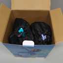 QingSong Kids Snorkel Mask Full Face, Snorkeling Set with Camera Mount, Foldable 180 Degree Panoramic View Snorkeling Gear Anti-Fog Anti-Leak (X-Small, Blue/Lake Blue)