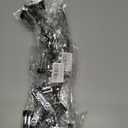 2 x Hendiy Legging Organizer for Closet, Rotatable Pants Hangers 3 Pack w/10 Clips Holds 30 Leggings, Leggings/Shorts/Jeans/Skirts/Pants Hangers w/Rubber Coated, Space Saving Hanging Closet Organizer (Black)