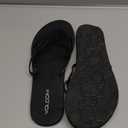 Volcom Women's School Flip Flop Sandal, Black Out-New, 8