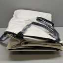 Reusable Grocery Bag with Wheels, Foldable Shopping Rolling Tote Bag, Shopping Trolley Cart with Zippered Top, Heavy Duty Handles, Lightweight, Carries Up to 46 LBS, Medium, Beige