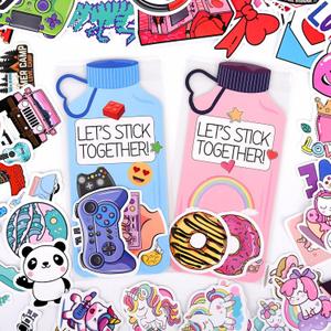 VIZAUZIE Valentines Day Cards for Kids School  48 Sets Valentine's Cards Classroom for Boys Girls Class  Stickers Valentine Exchange Gift Bulk