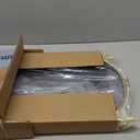 AMAGABELI GARDEN & HOME Decorative Gold Fireplace Screen 4 Panel Folding Ornate Wrought Iron Black Metal Fire Place Free Standing Gate Large Mesh Solid Steel Spark Guard Cover Outdoor Accessories