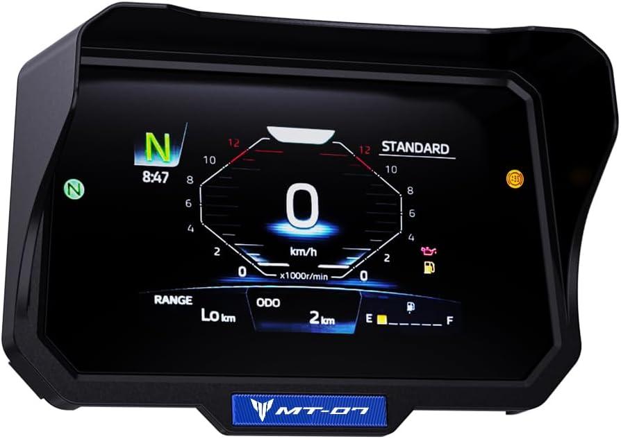 Fits for Yamaha MT-07 Motorcycle Accessories Sun Visor TFT Screen Guard Meter Protector (Blue, MT-07)