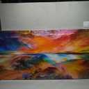 YYYYHPP YP2075 Abstract Wall Art Colorful Clouds Landscape Pictures Canvas Prints Paintings Ready to Hang for Living Room Bedroom Kitchen Home and Office Wall Decor (60L" x 30W")