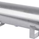 4 Gallon (15 Liter)5 Ports compressed air storage tank air ride receiver tank for Air Ride Suspension Car Train Truck Horn Silver