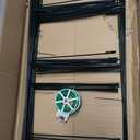 6 Packs Tomato Cages for Garden, 12"×12"×39" Plant Support Cage with Different Spacing, Green Metal Trellis for Climbing Plants Like Cucumber, Flowers