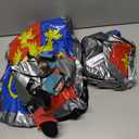 Poen 12 Pcs Inflatable Sword and Shield Knight Party Favors Set Blow up Medieval Sword Shield for Prince Party Favors Decorations Cosplay Accessories (Lion, Dragon)